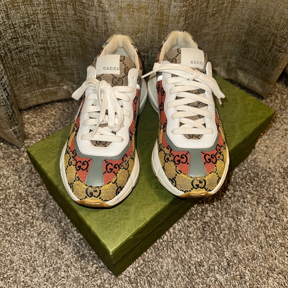 Gucci Womens Rhyton ‘GG Monogram - multi color’ - Picture 4 of 13